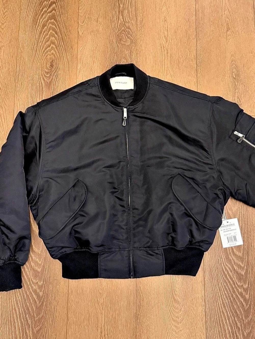 New with Tags - Entire Studios - Black Bomber Jacket